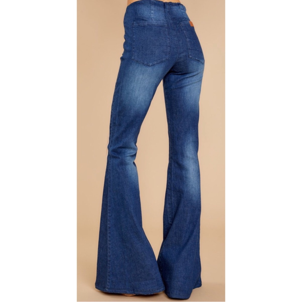 Judith March | Denim Bell Bottoms. - Picture 5 of 6